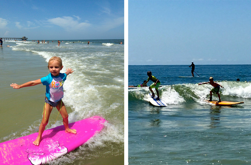 Surf Lesson Hot Sushi's Happy Surf Camp ALOHA !!